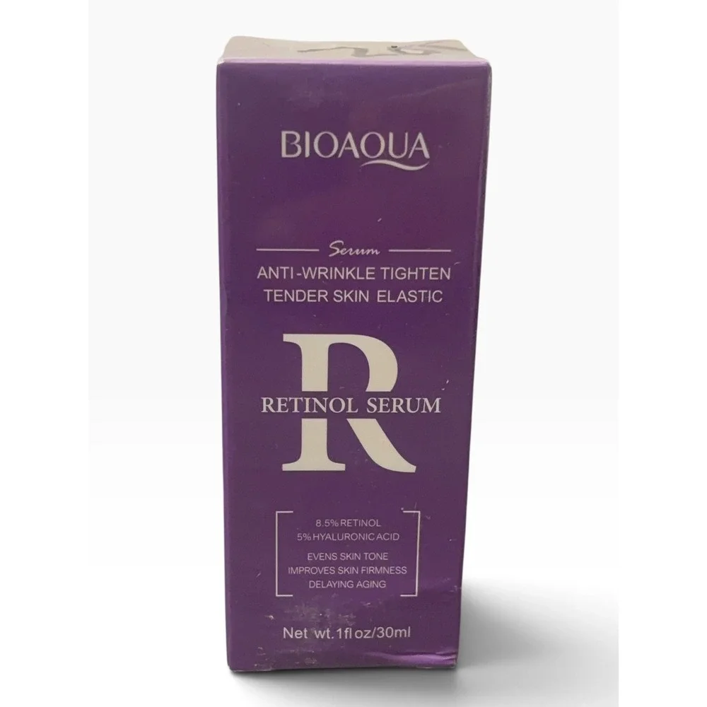 Bioaqua Retinol Anti-Wrinkle Tighten Serum 8.5% Retinol 5% Hyaluronic Acid 30ml